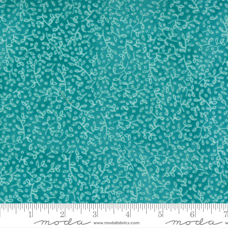 Carolina Lilies Teal by Moda