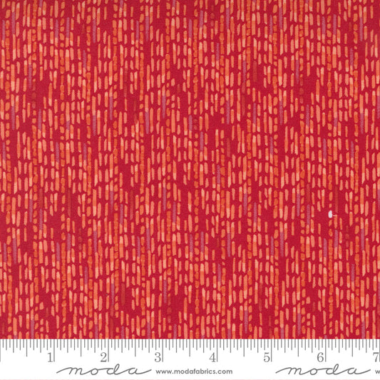 Carolina Lilies Red by Moda