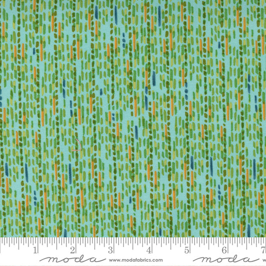 Carolina Lilies Aqua by Moda