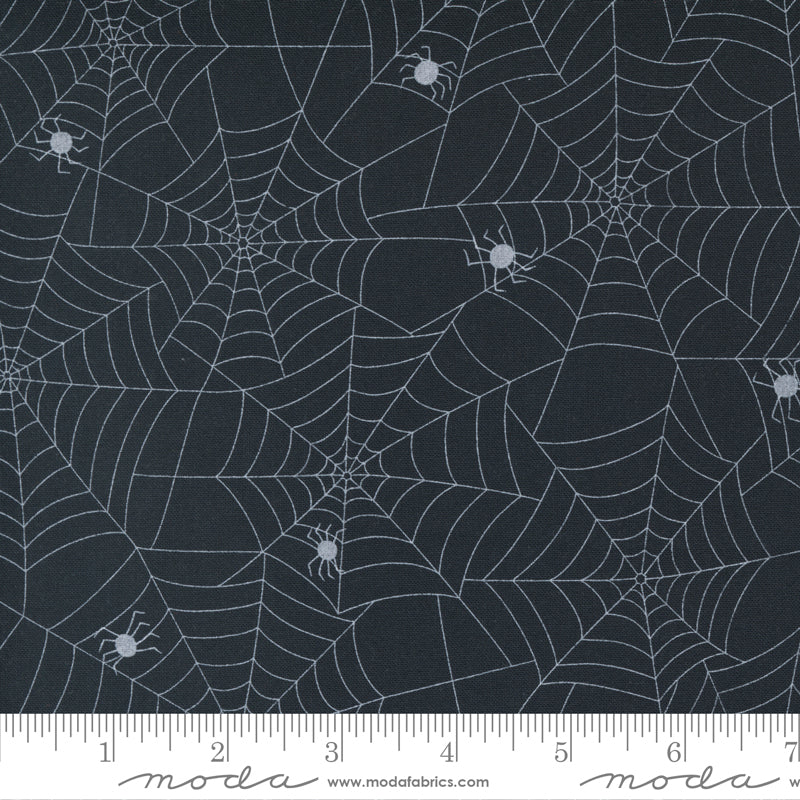Too Cute To Spook - Black with Spider Web