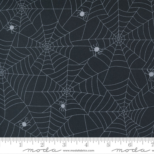 Too Cute To Spook - Black with Spider Web