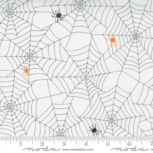 Too Cute To Spook -  White with Spider Webs