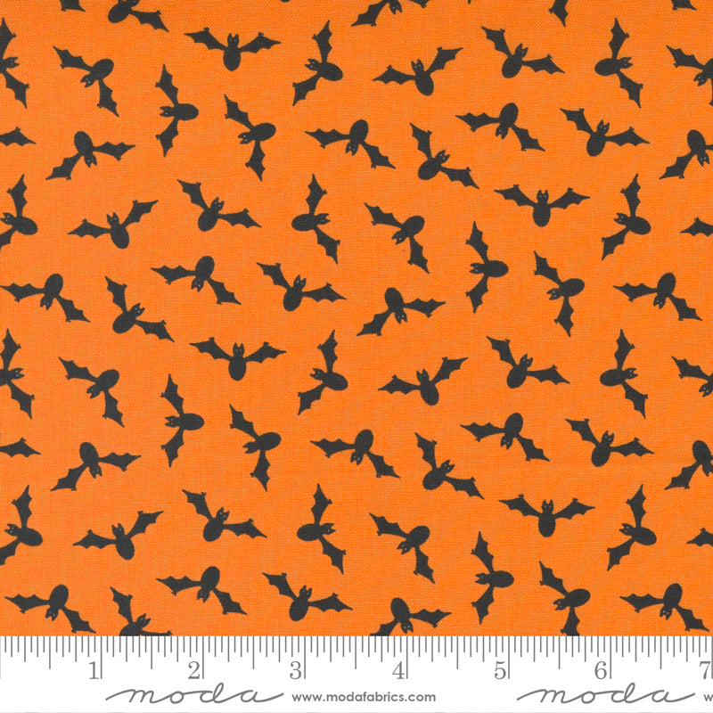 Too Cute To Spook -  Orange with Bats