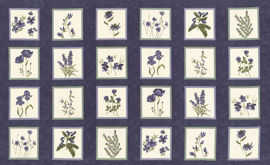 Wild Iris Panel Iris by Moda