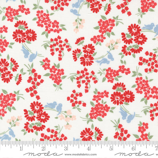 Dwell Songbird Cream Red