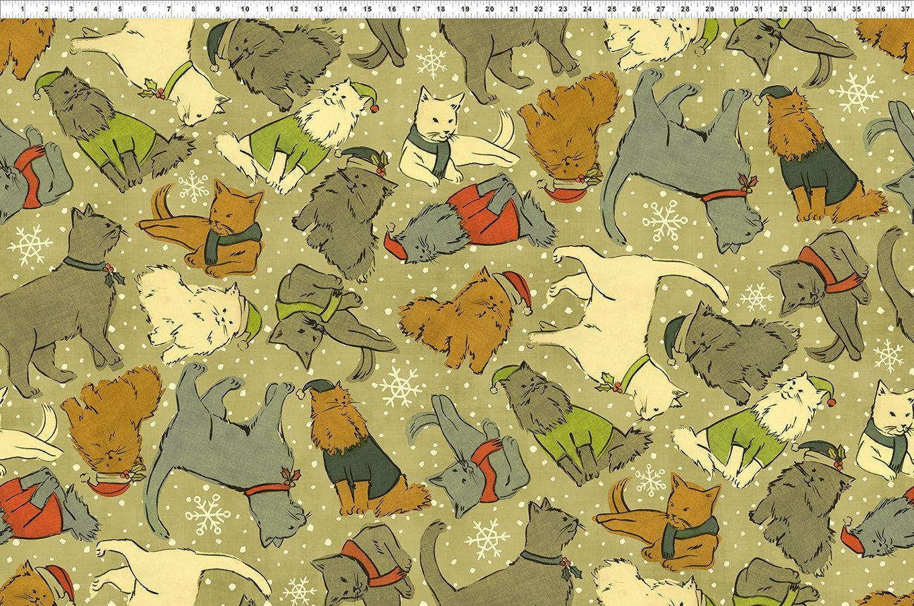 Christmas Cats - Big Cat Print