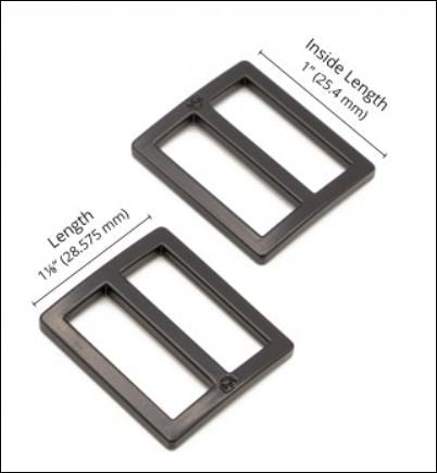 Two - 1" Widemouth Sliders