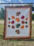 2024 Fall Shop Hop Kit Falling Leaves Quilt Kit