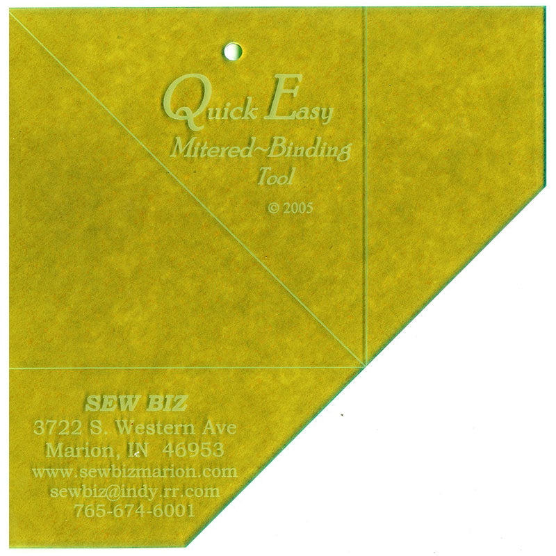 Quick Easy Mitred Binding Tool