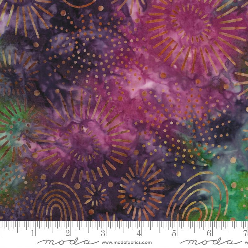 Sunny Day Batiks Raspberry by Moda