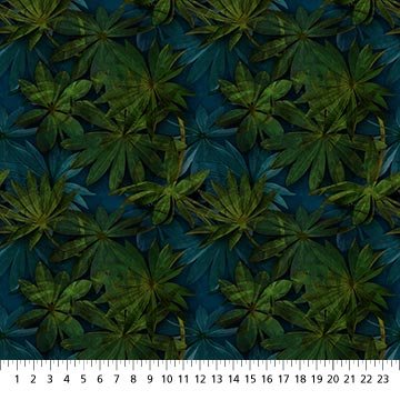 Passion by Northcott - Tropical Leaves