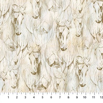 Spirited - Beige Horses 24643-12