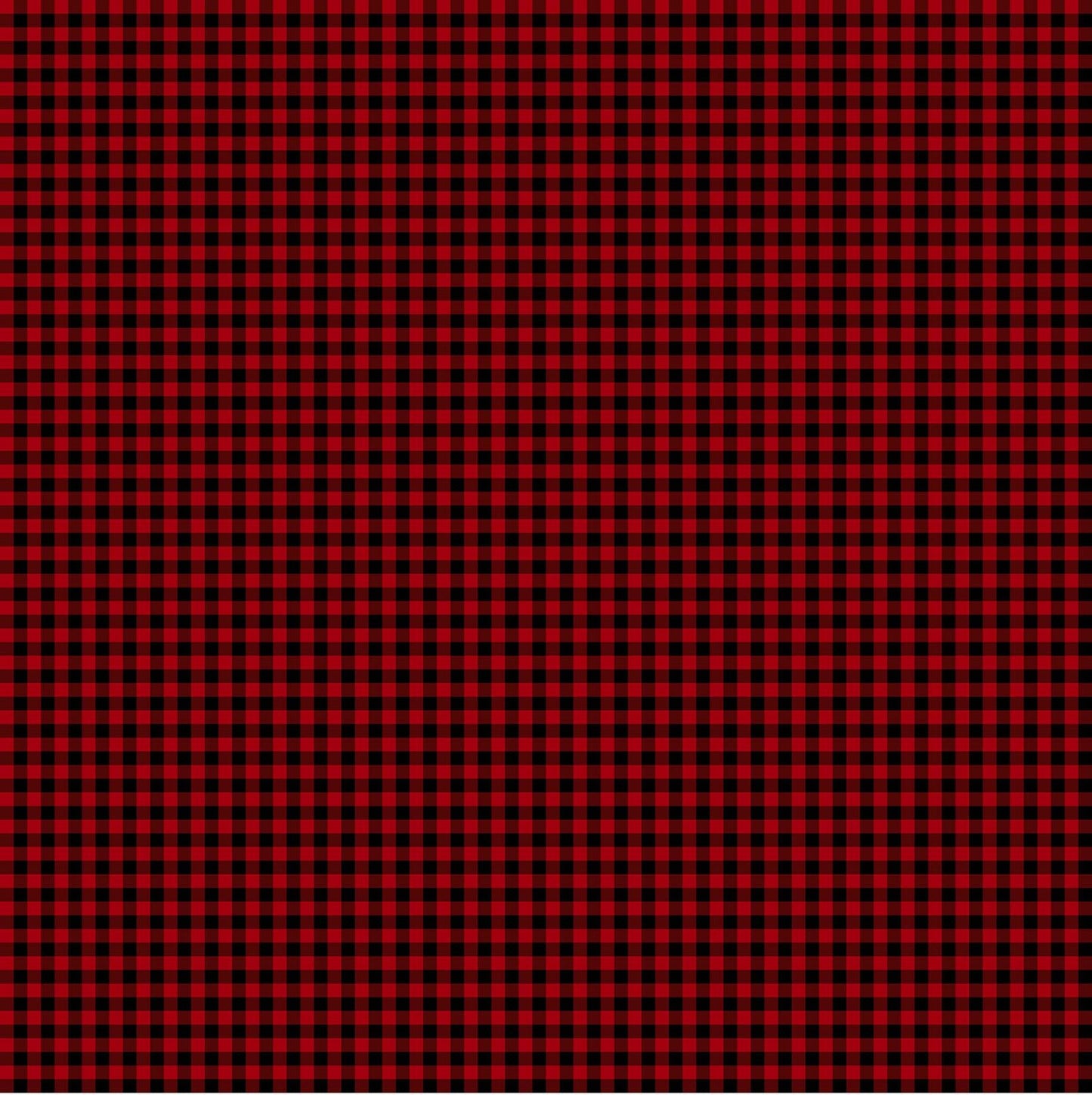 Santa's Tree Farm - Red Black Plaid 24738-24