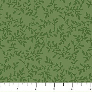 Water Lilies - Dk Green  Leafy 25065-76