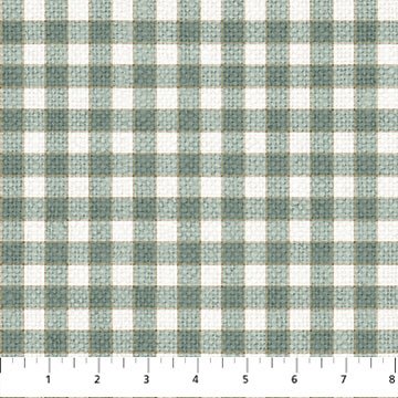 White Linen Christmas - Seafoam 25431-62