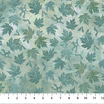 Autumn Splendor Stonehedge - Med Teal Leaves