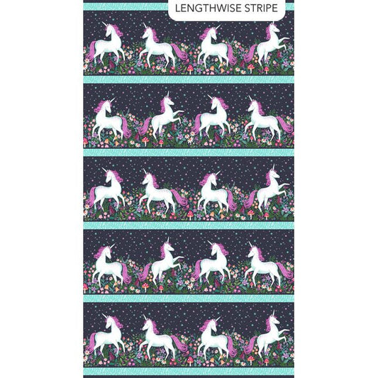 Unicorn Dreams Border Stripe