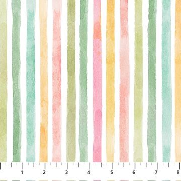 Sweet Surrender - White Multi Multi Stripe