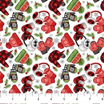 Beary Merry Christmas - Hat Toss (White Multi)