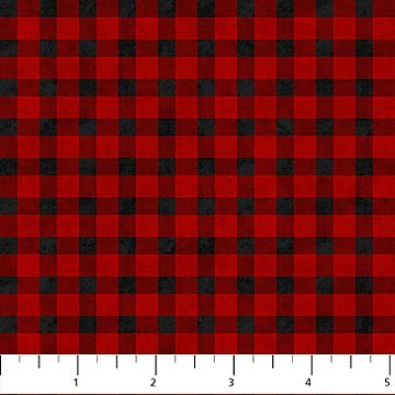 Beary Merry Christmas - Buffalo Check (Red Black)