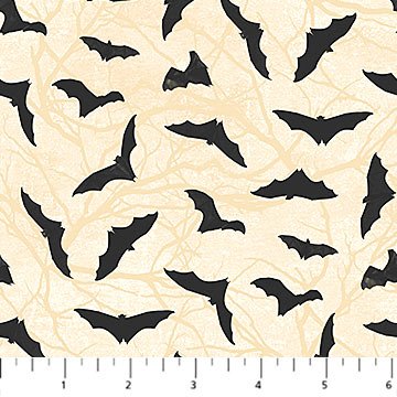 Hallow's Eve - Bats (Cream Black)