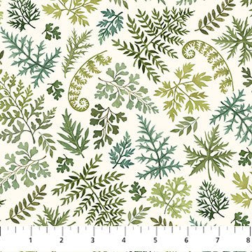 Wild Harvest - Cream Small Ferns