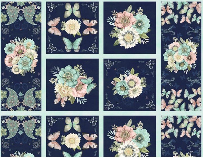 Blissful - Craft Panel Multi - 24" x 44" - 3017-27642-473