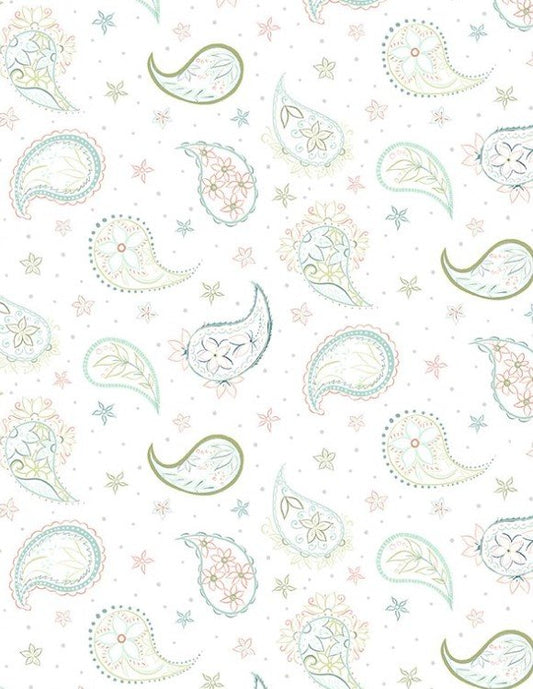 Blissful - Paisley Contour White - 3017-27648-173
