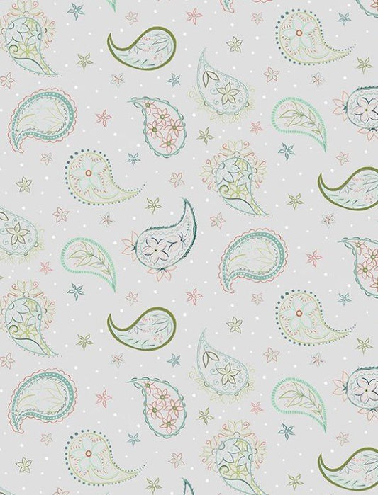 Blissful - Paisley Contour Gray - 3017-27648-973