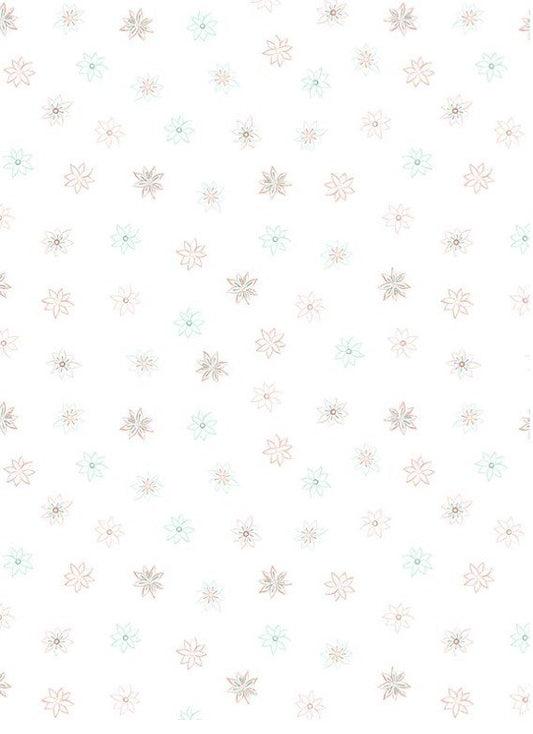 Blissful -   Floral Foulard White - 3017-27649-134