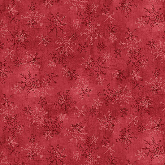 Let It Snow - F2880-88 Red ||
