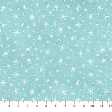 Holly Jolly - Snowflake Turquoise