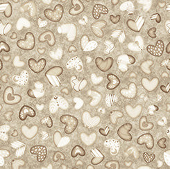 Bear Hugs - Heart Toss - Tan