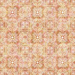 Cotton Tails - Geo Medallion - Peach 2600 30084 C QT Fabrics