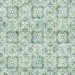Cotton Tails - Geo Medallion - Sage 2600 30084 H  - QT Fabrics