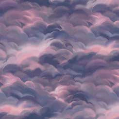 Spirit Of The Heron - Cloud Texture (Dark Blue)