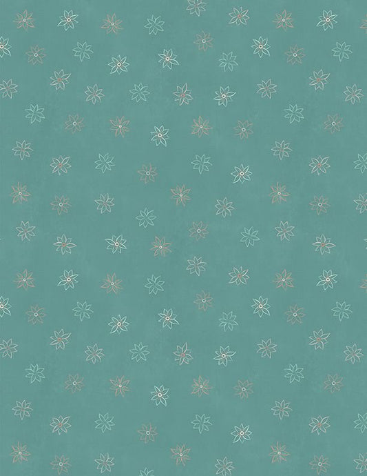 Blissful - Floral Foulard Teal - 3017-27649-734