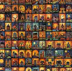 Creepin' It Real - Mini Haunted House Blocks