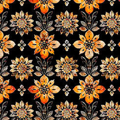 All the Buzz - Decorative Floral Black