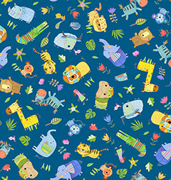JUNGLE FRIENDS - Baby Jungle Animal Toss