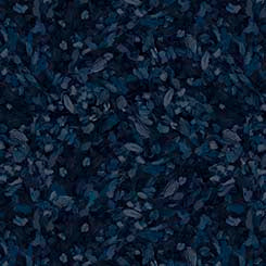 Midnight Petals - Watercolor Texture Midnight