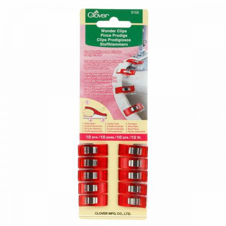 Wonder Clips - red 10 Pcs