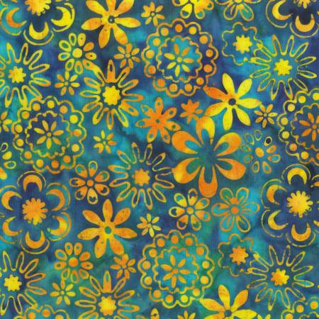 Peacock Flower Batik