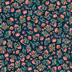 Serenity - Lotus Flower Toss - Navy