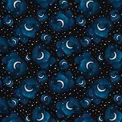 Midnight Petals - Crescent Moons Midnight