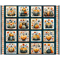 Harvest Hollow - Decorative Pumpkin Picture Patches (36" x 43" Panel)