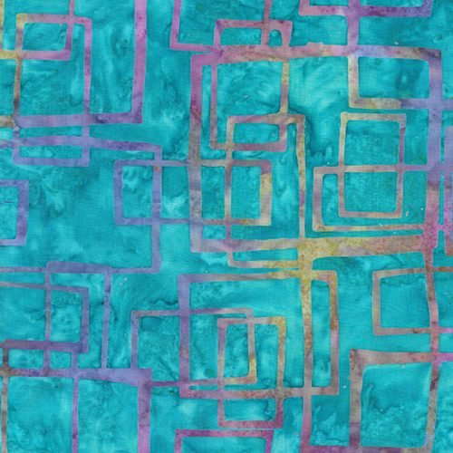 Fairy Floss - Woodblock Cubes-Teal Malibu