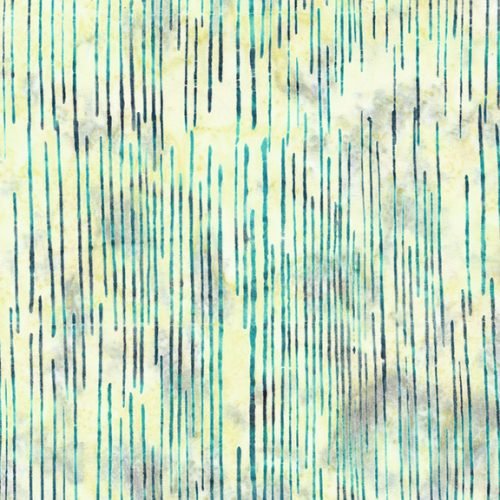 Fairy Floss - Woodblock Scratches-Multi Green Yellow Glacier