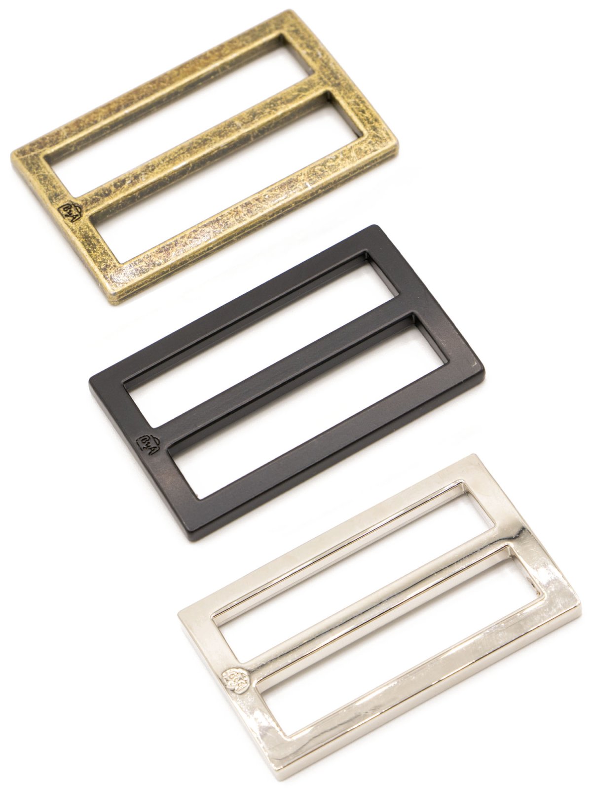 1½" SLIDER - WIDEMOUTH, FLAT, SET OF TWO