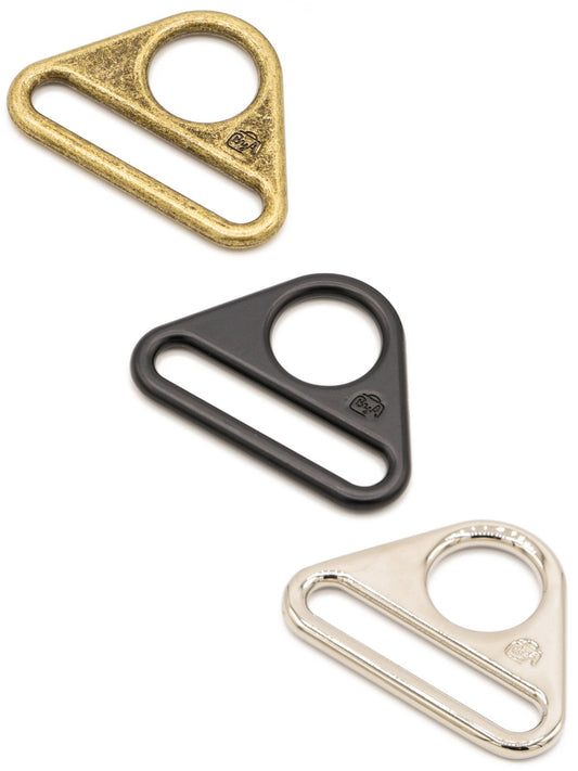 1½" TRIANGLE RING - FLAT, SET OF TWO
